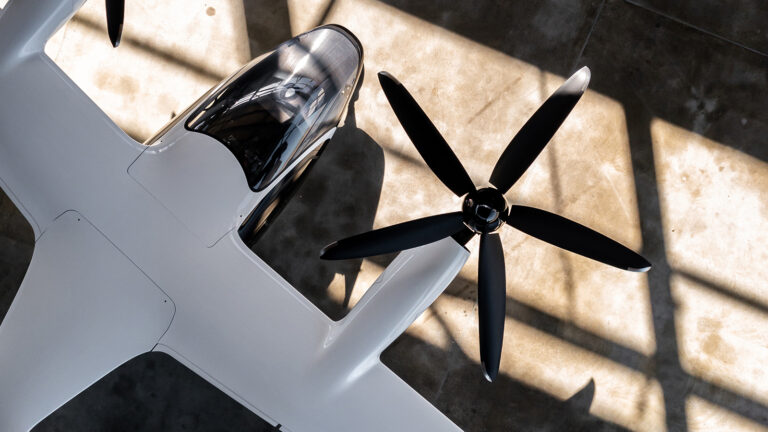 Close up of Joby S4 rotor