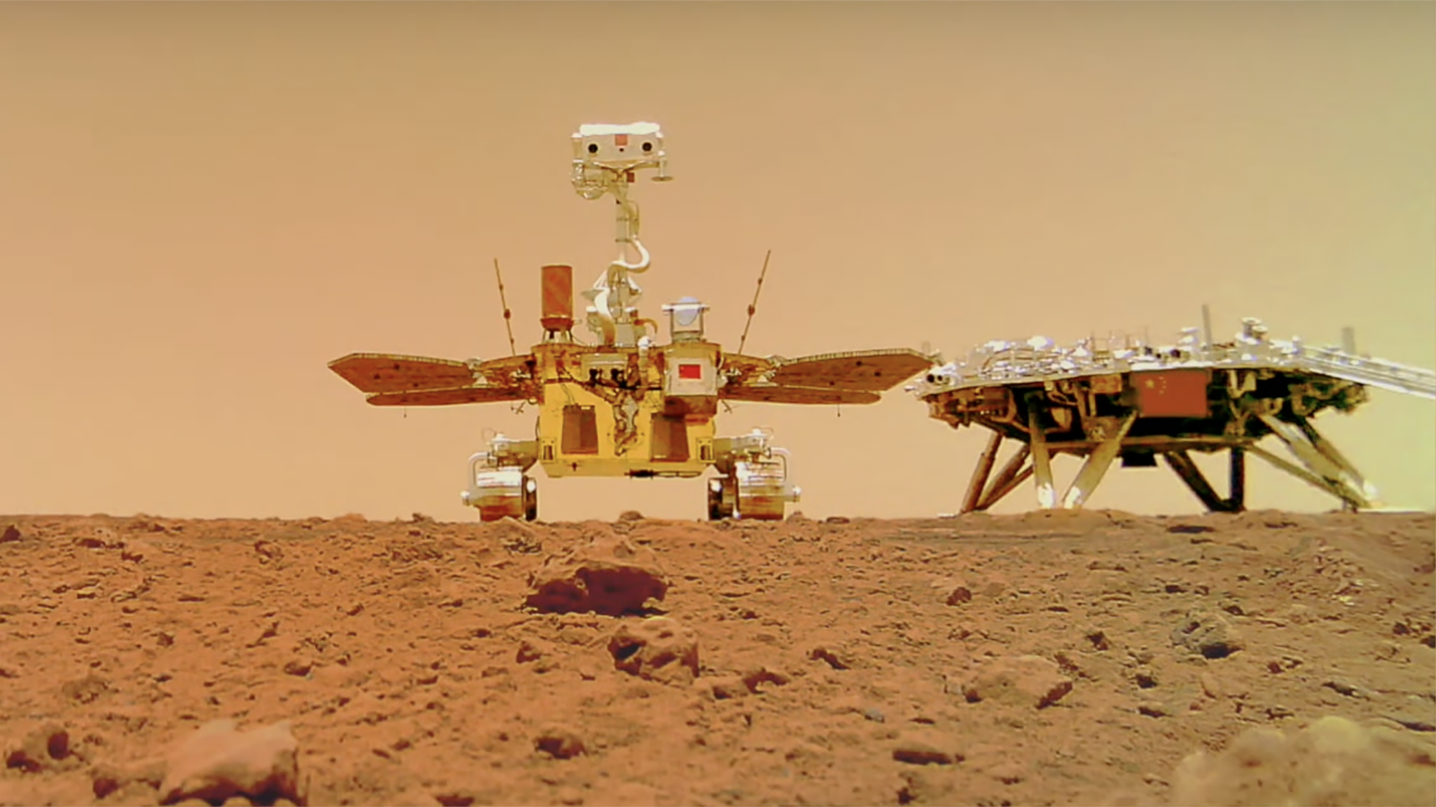 China Mars rover and lander
