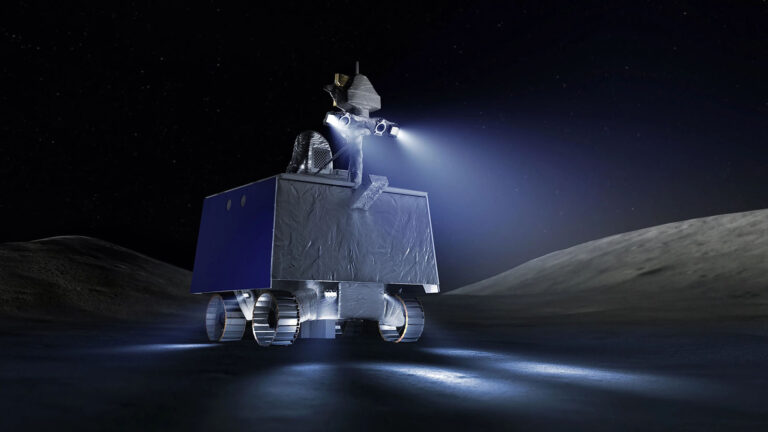 Illustration of VIPER rover