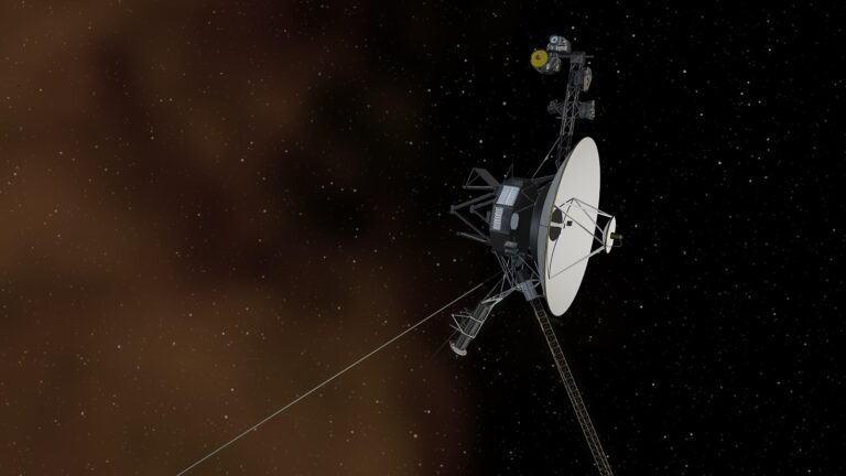 Computing enables Voyager’s revival, next-gen space computers and AI Illustration of the Voyager spacecraft in space against a backdrop of stars and a faint nebula.