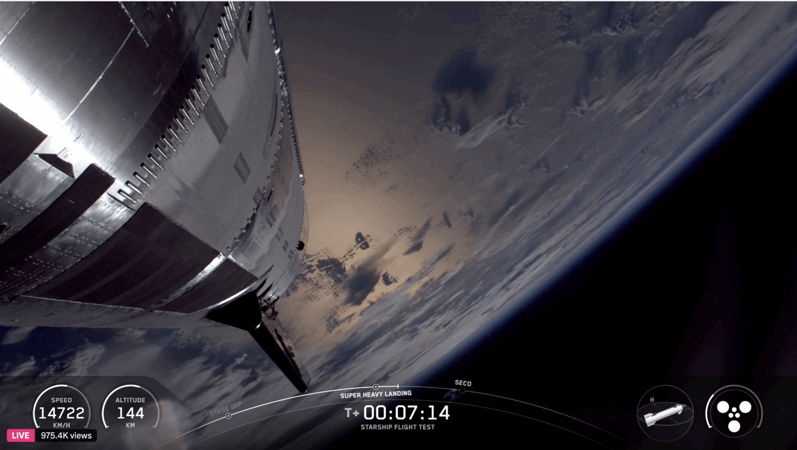 Starship Flight 10 aces test objectives