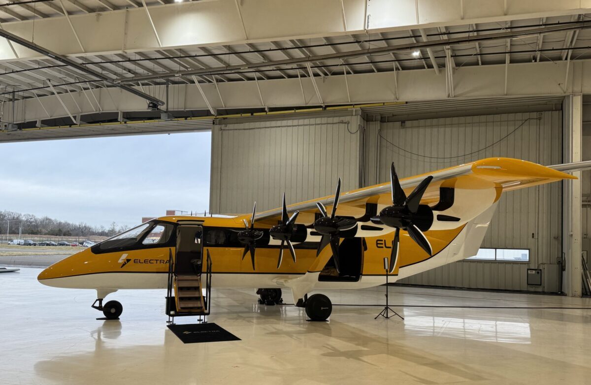 Electra files to certify its hybrid-electric plane under FAA Part 23