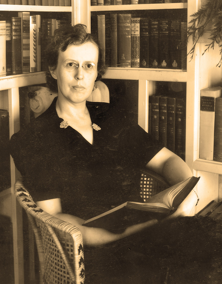 Esther Goddard in 1937 at the Goddard’s home in Roswell, New Mexico.