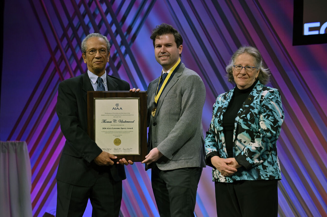 Redefining Propulsion: Thomas C. Underwood Receives the 2026 Lawrence Sperry Award